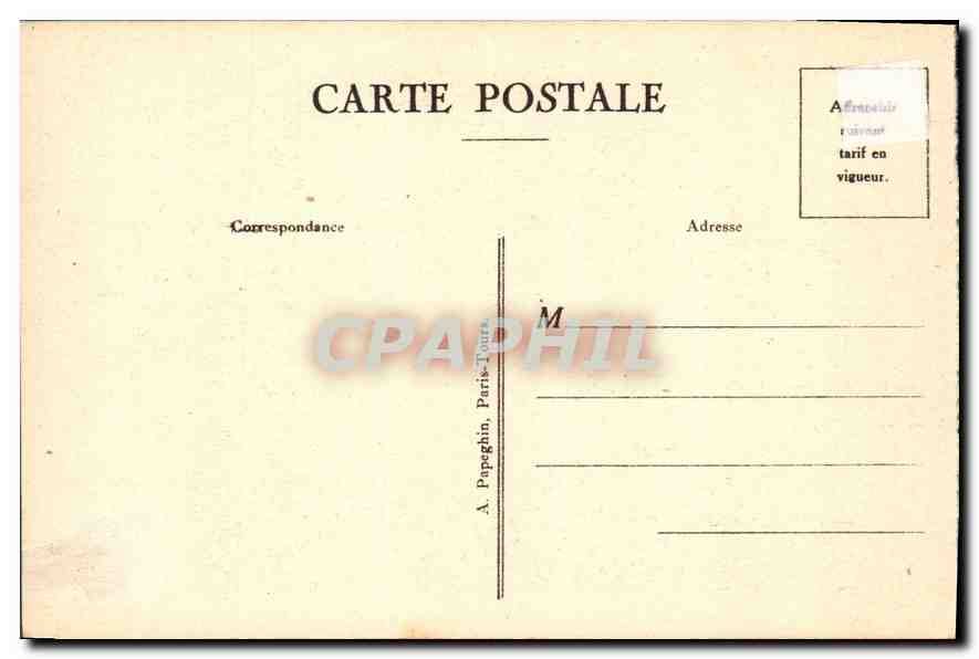 CPA John Russel La Fillette aux cerises  — Back