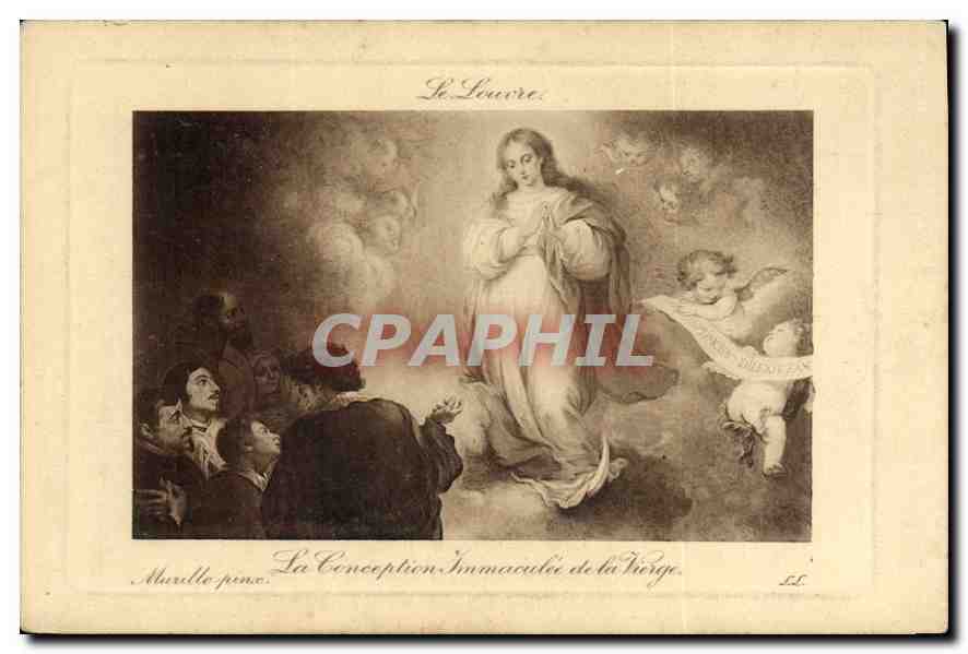 CPA Le Louvre La Conception Immaculee de la Vierge 