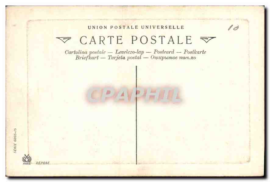 CPA Le Louvre La Conception Immaculee de la Vierge  — Rückseite