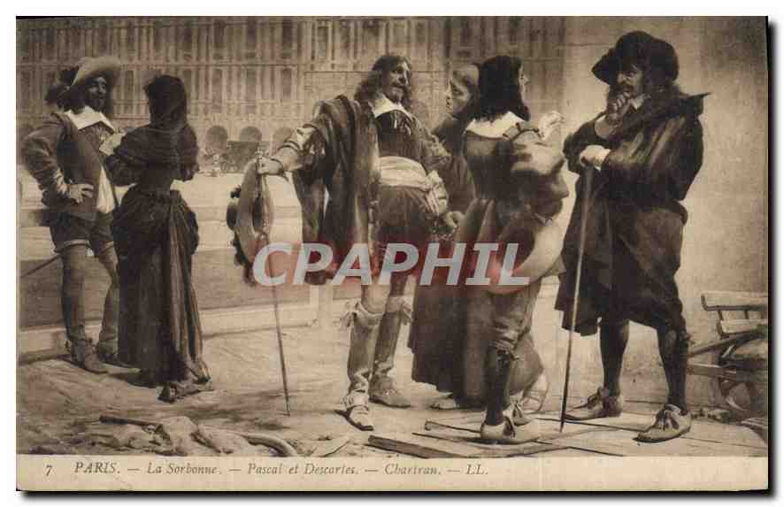 CPA Paris La Sorbonne Pascal et Descartes Chartran 