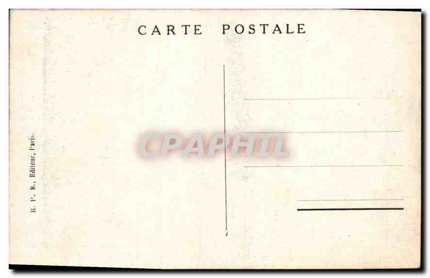 Ramscapelle — Tombeau du Christ à l'intérieur de l'église — R. P. B., Paris — Reverso