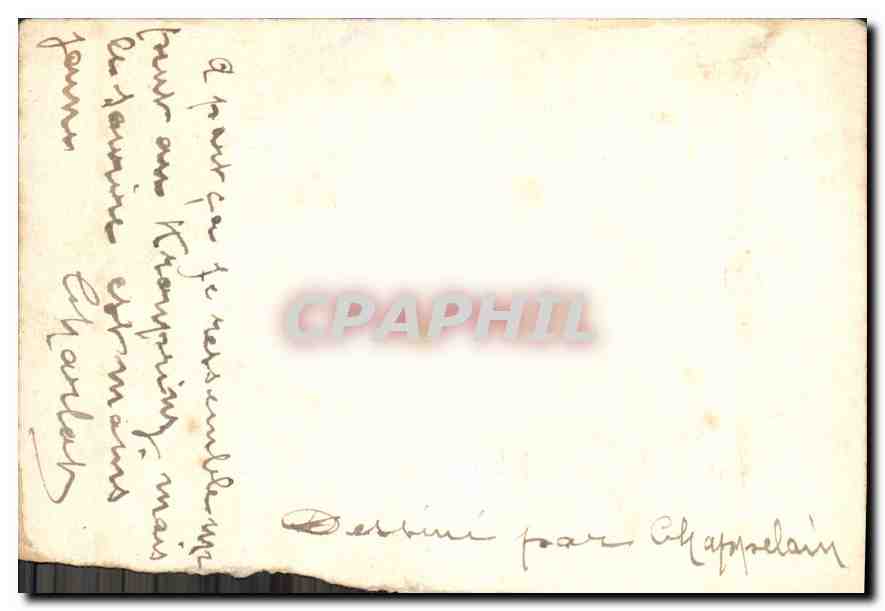 Dessin Charlot — Verso