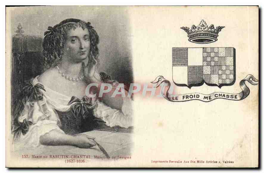 CPA Marie de Rabutin Chantal Marquire de Sevigne 