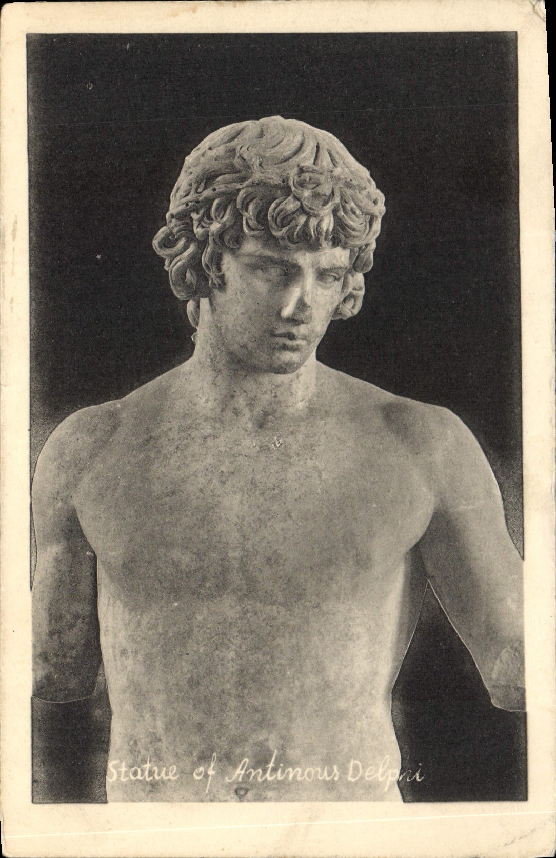 CPA Statue of Antinous Delpri 