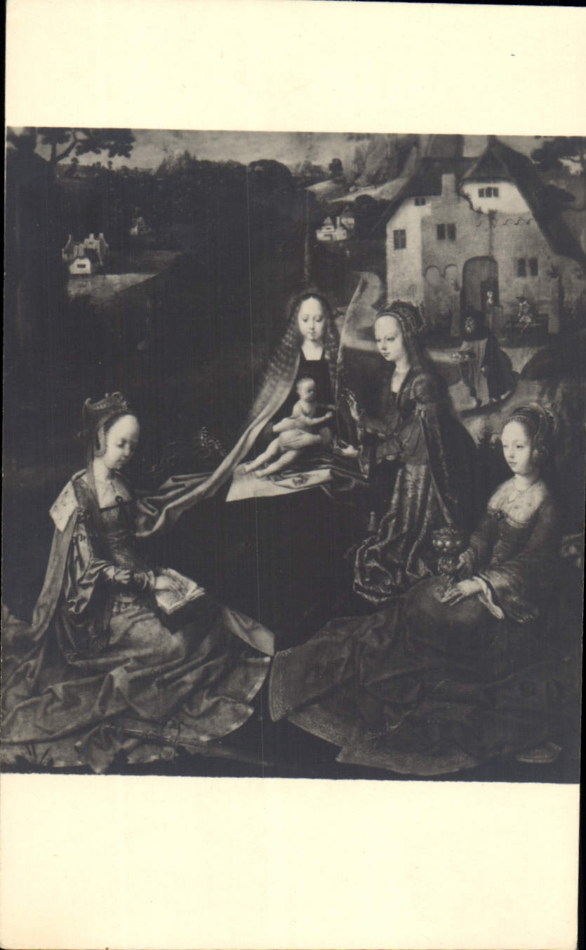 Image Ecole de Burges Mariage Mystique de Sainte Catherine 