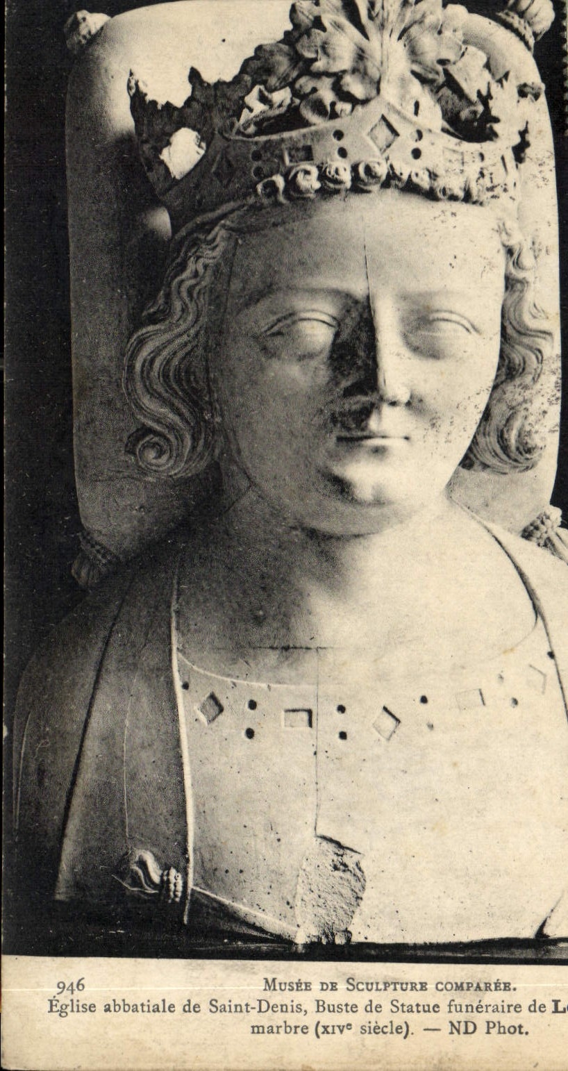 Statue funéraire de Louis IX — Musée de Sculpture Comparée — Église abbatiale de Saint-Denis