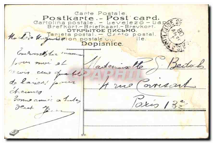 CPA Margot Femme — Back