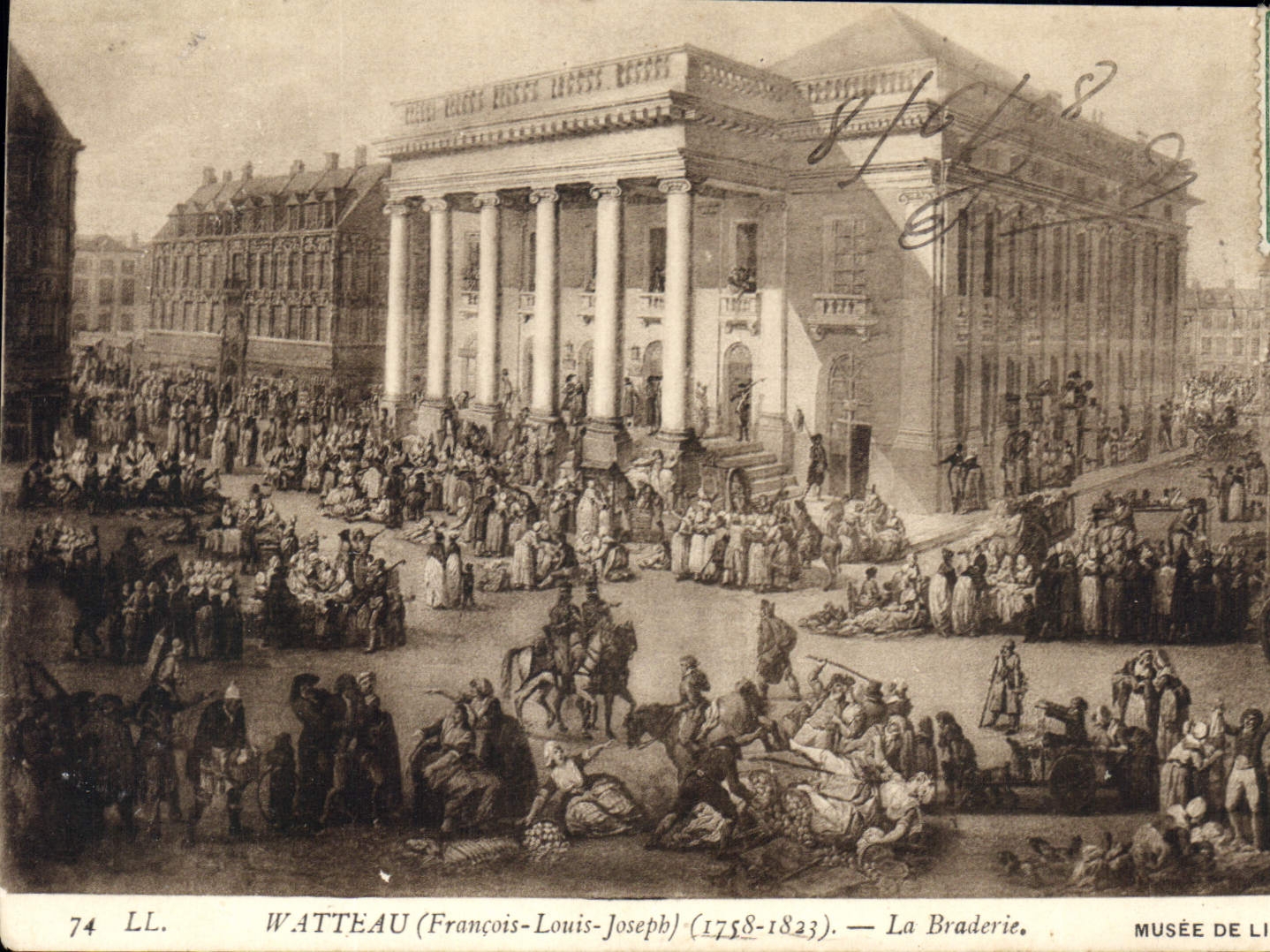 CPA Watteau Francois Louis Joseph La Braderie 