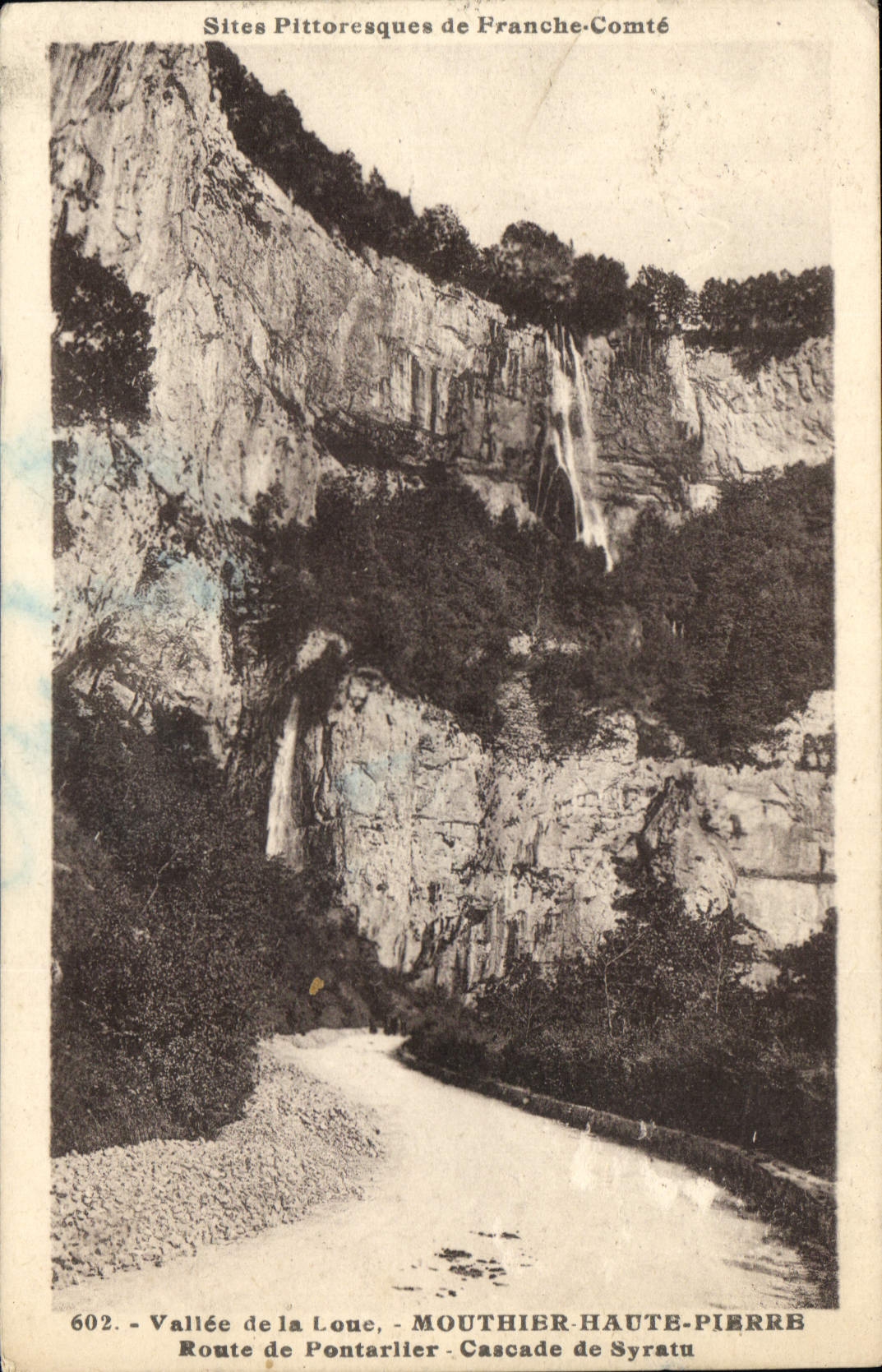 Vallée de la Loue - Cascade de Syratu - MOUTHIER-HAUT-PIERRE - Sites Pittoresques de Franche-Comté