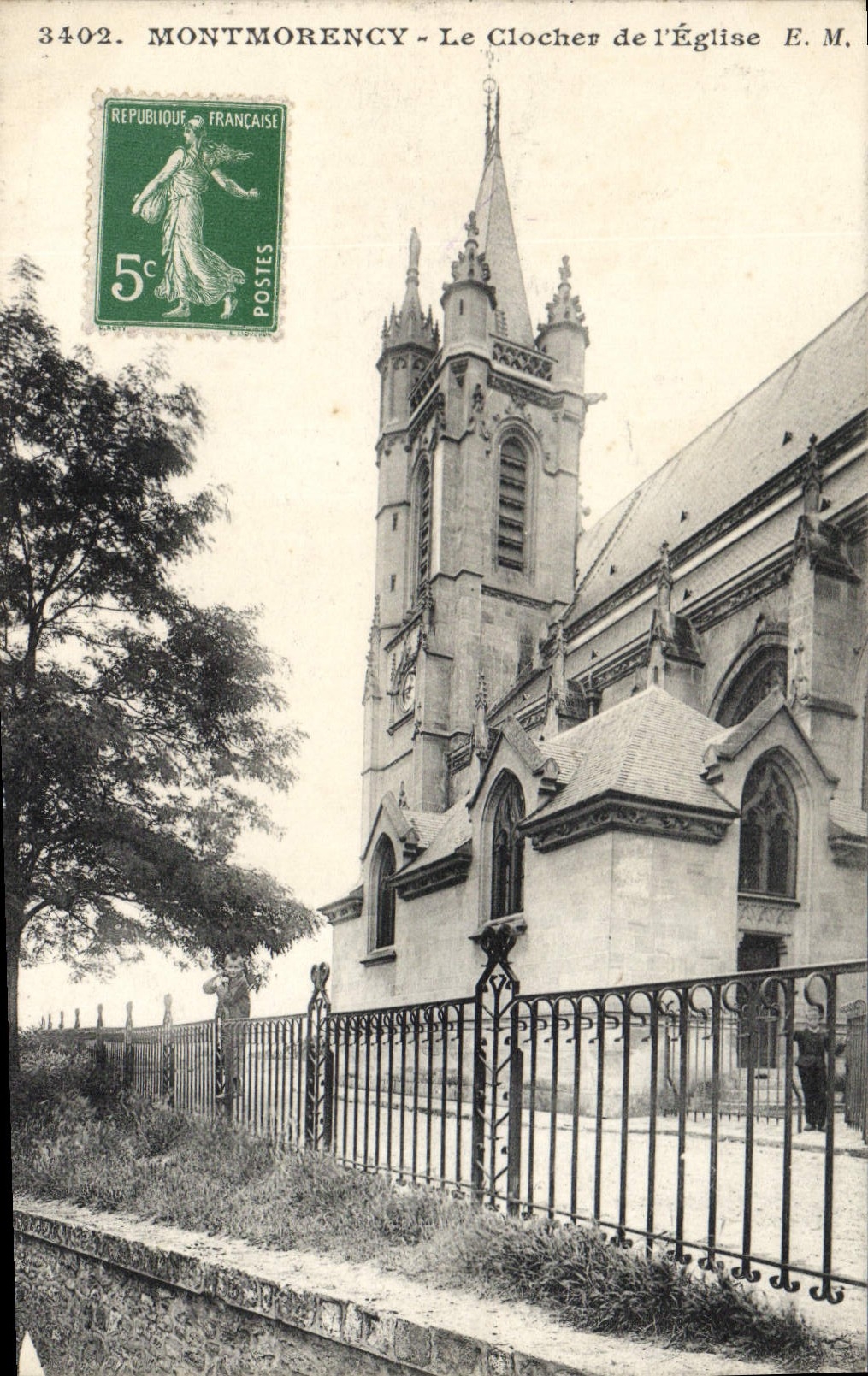 Montmorency - Le Clocher de l'Église - E. M.