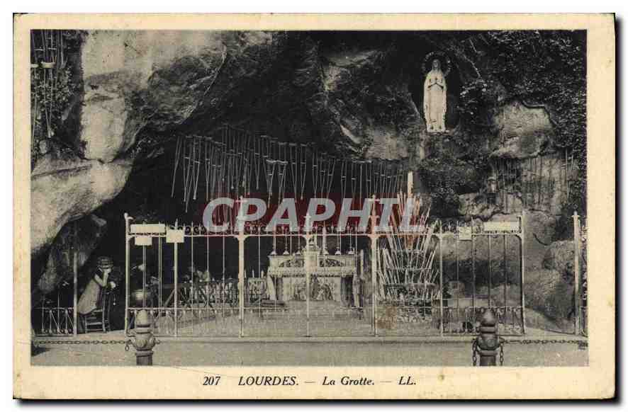 CPA Lourdes La Grotte 