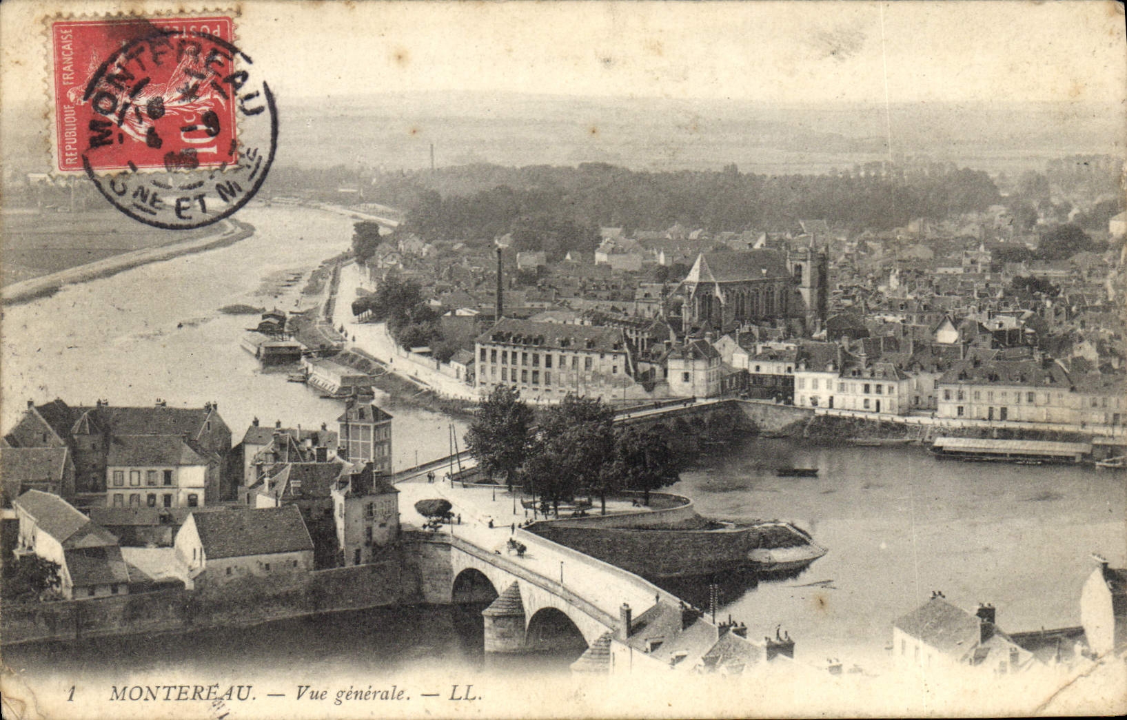 Montereau — Allgemeiner Blick — LL.