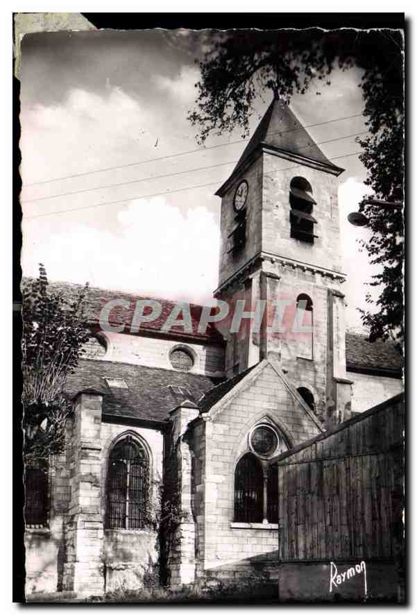 Église de Villeneuve-Saint-Georges — vue de l'édifice avec clocher — photographie de Raymon