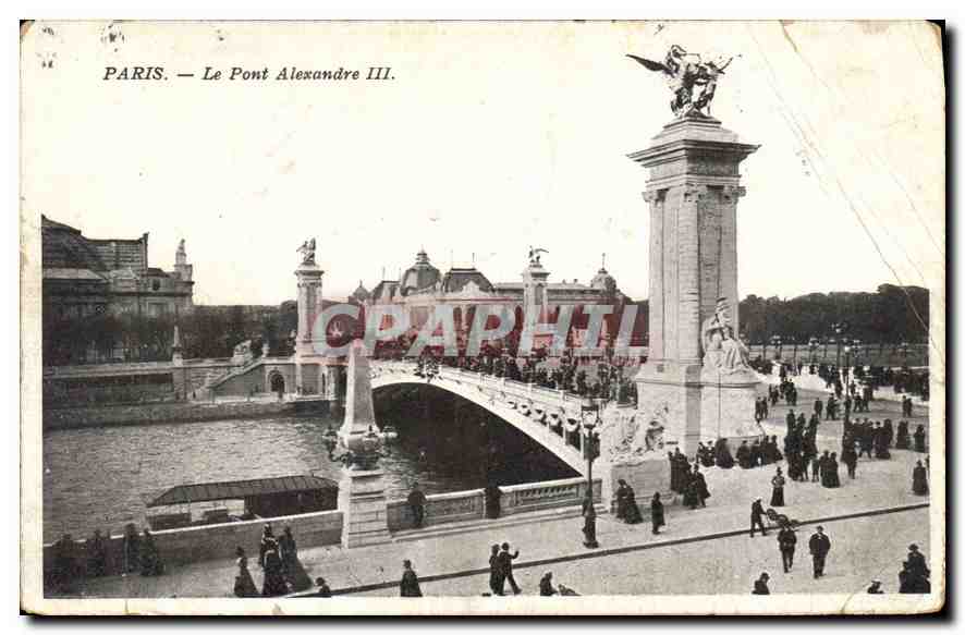 CPA Paris Le Pont Alexandre III 