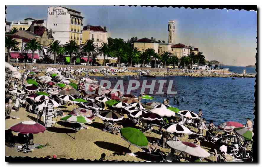 CPA La Cote d'Azur Saint Raphael Var La Plage 