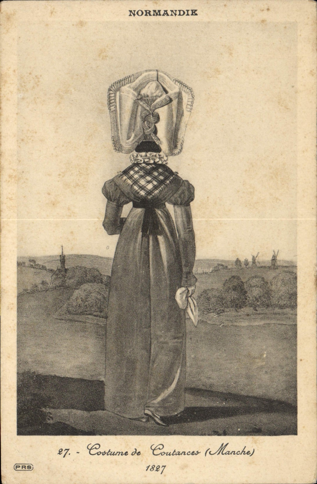 Costume de Coutances (Manche) — Normandie — PRS n°27