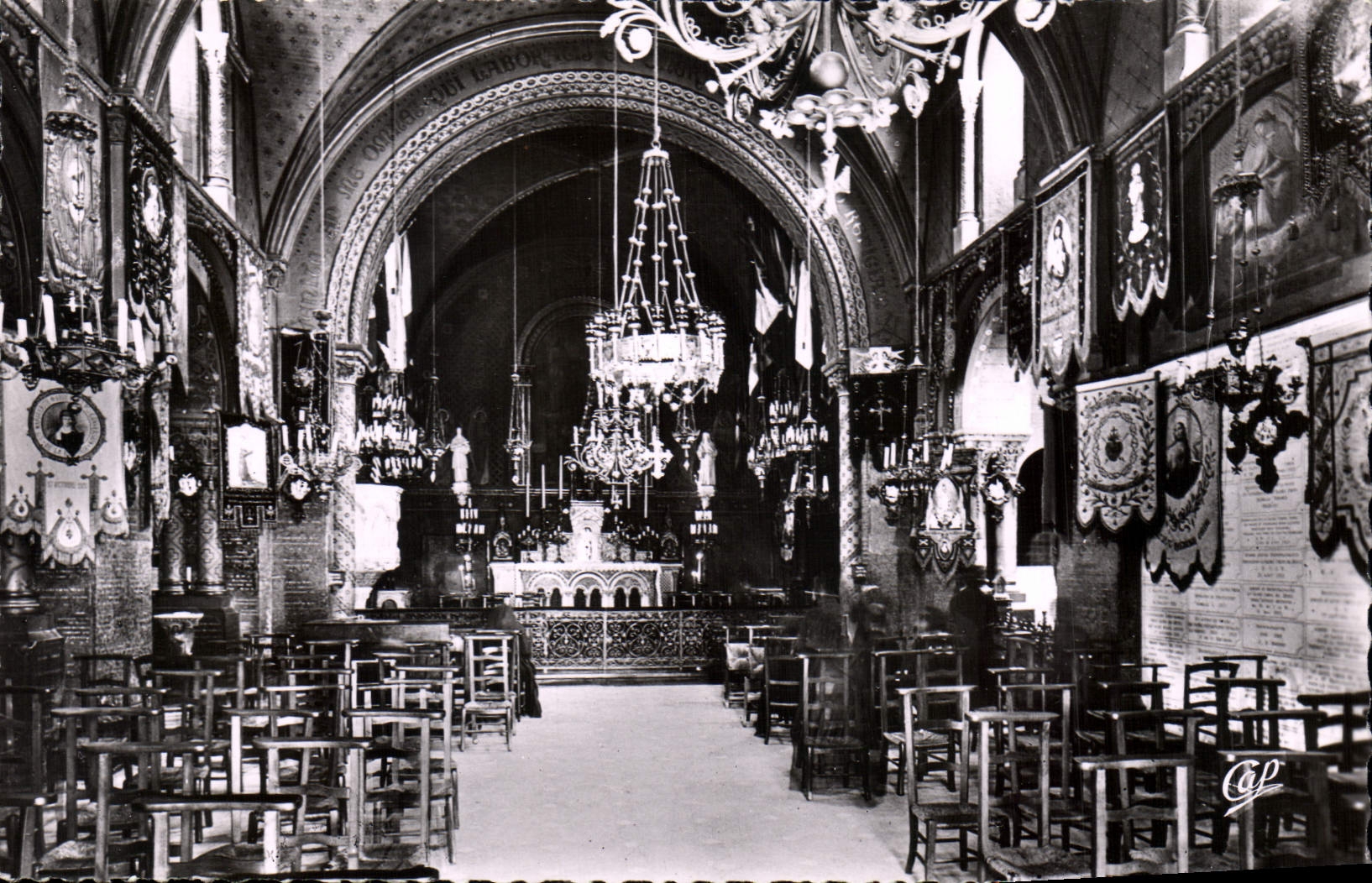 CPA Paray le Monial Interieur de la Chapelle de la Visitation 