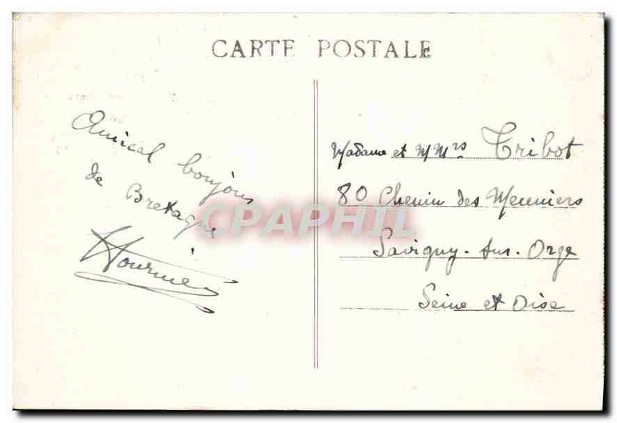 Les Bords de la Rance - Dinard-la-Vicomte — G. M. — Rückseite