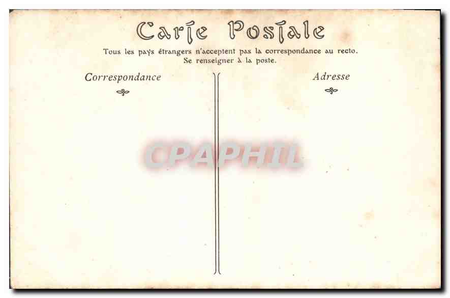 CPA Marie Antoinette d'Autriche  — Verso