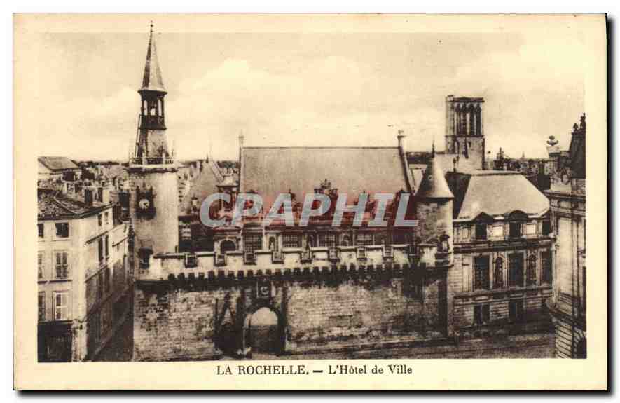 CPA La Rochelle L'Hotel de Ville 