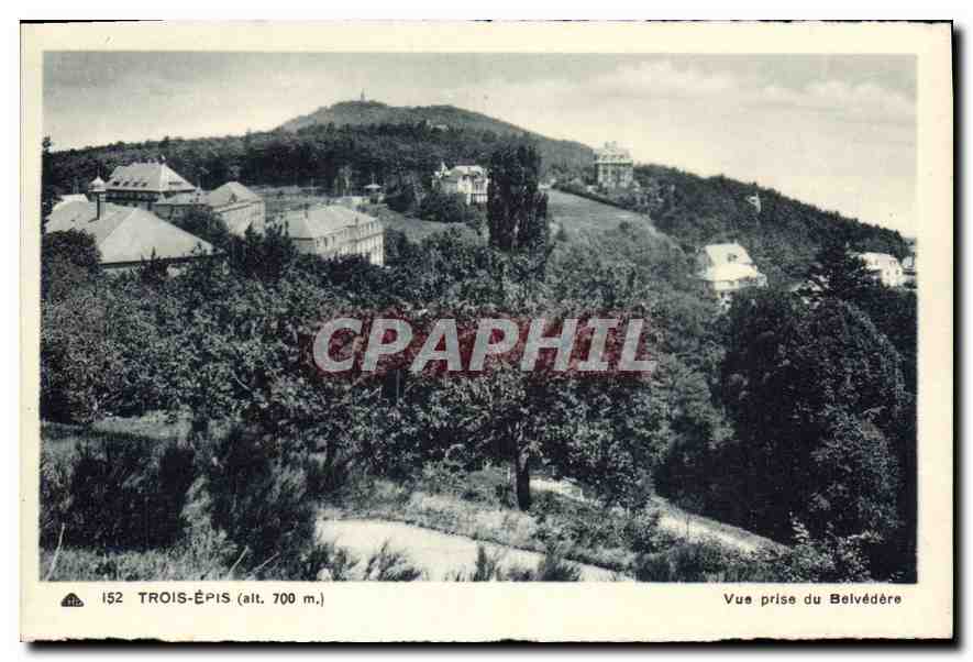 CPA Trois Epis Vue prise du Belvedere 