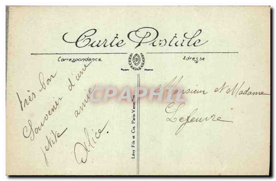 CPA Chalons sur Marne Les Lions de l'Hotel de Ville Lion — Verso