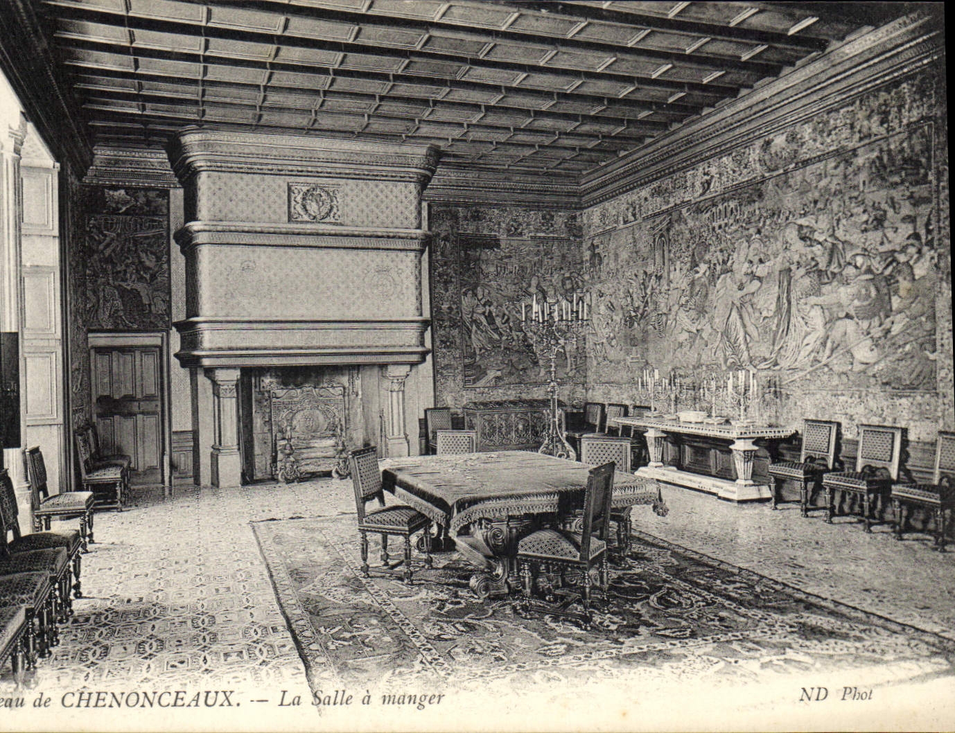 CPA Chateau de Chenonceaux La Salle a Manger 