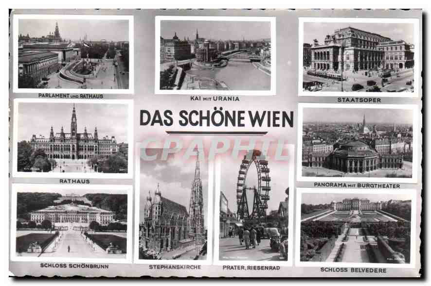 CPA Das Schone wien Parlament und Rathaus 