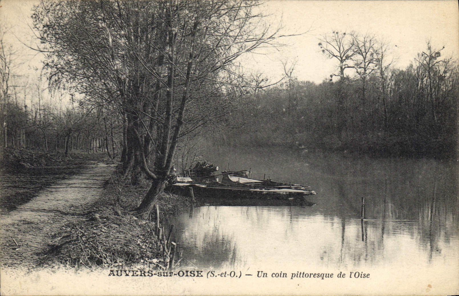 CPA Auvers sur Oise S et O Un Coin Pittoresque de l'Oise 