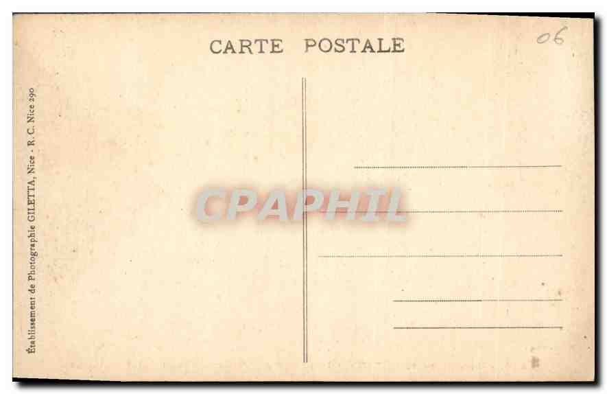 CPA Monastere de Lerins Interieur du Vieux Chateau Saint Honorat  — Verso
