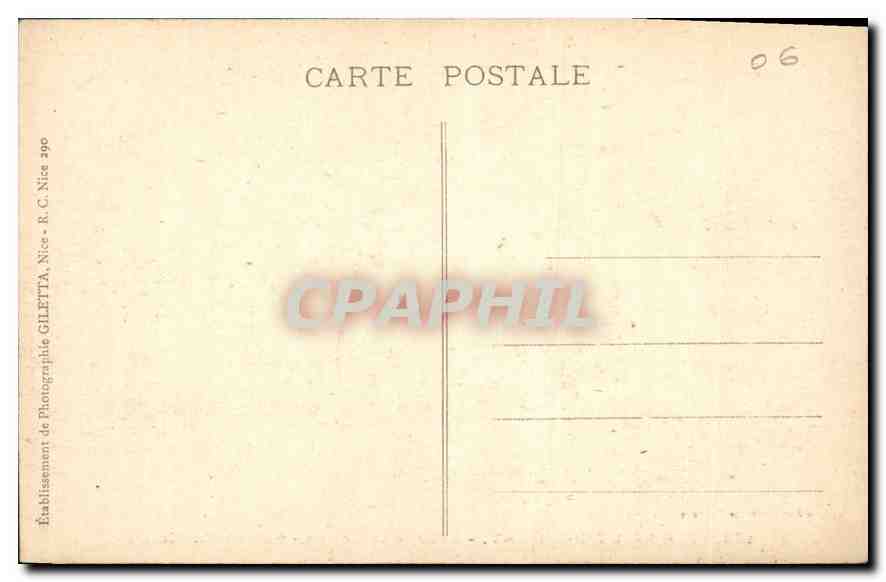 CPA Ile Saint Honorat Abbaye de Lerins Galerie du Cloitre  — Rückseite