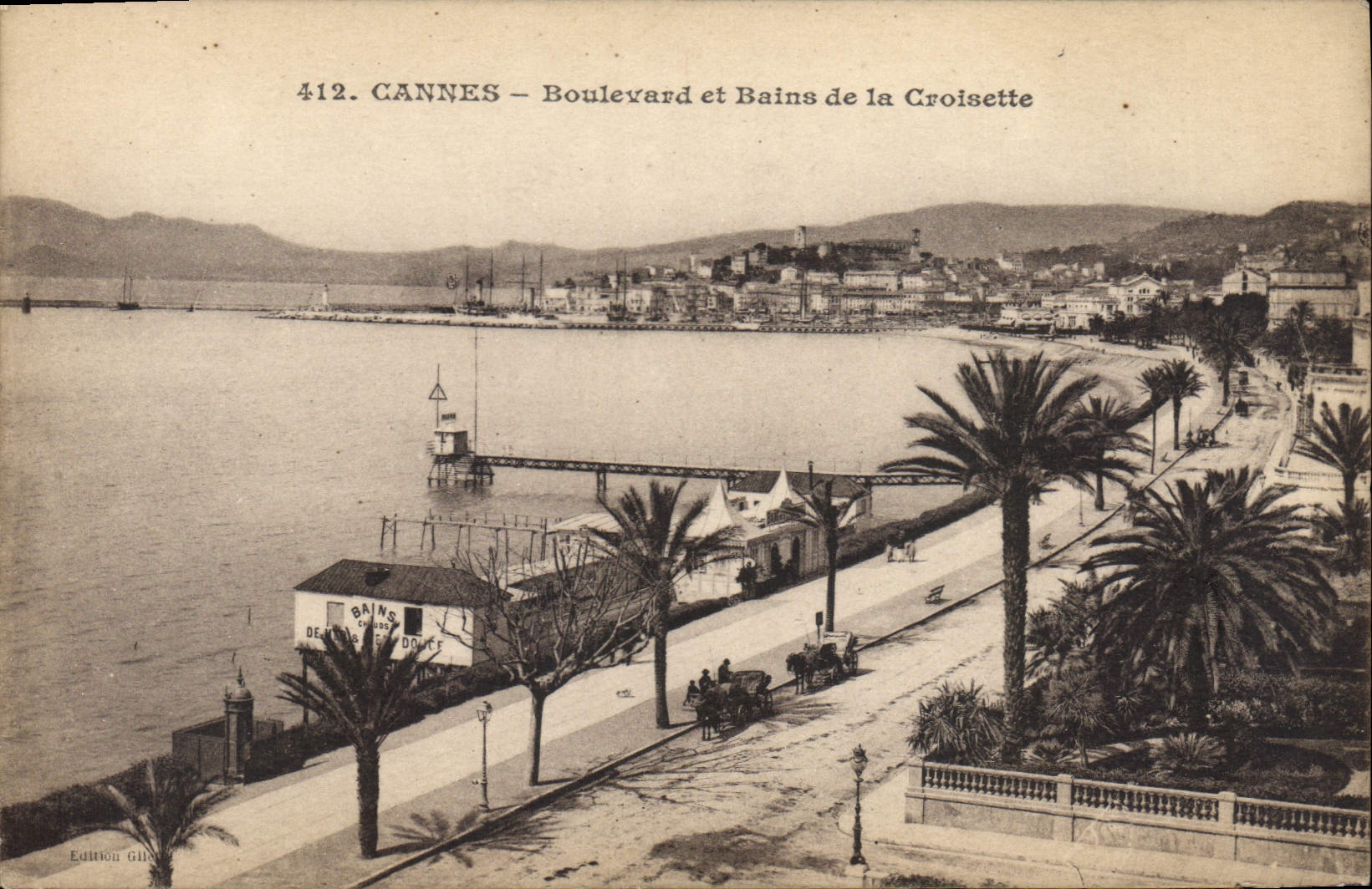 CANNES — Boulevard und Bäder der Croisette — Ausgabe GILLET