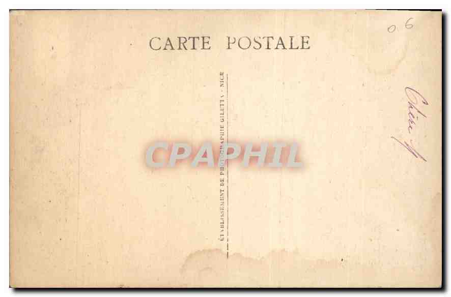 CPA Cannes Square Merimee et Casino  — Rückseite
