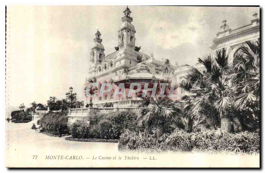 CPA Monte Carlo Le Casino et le Theatre 