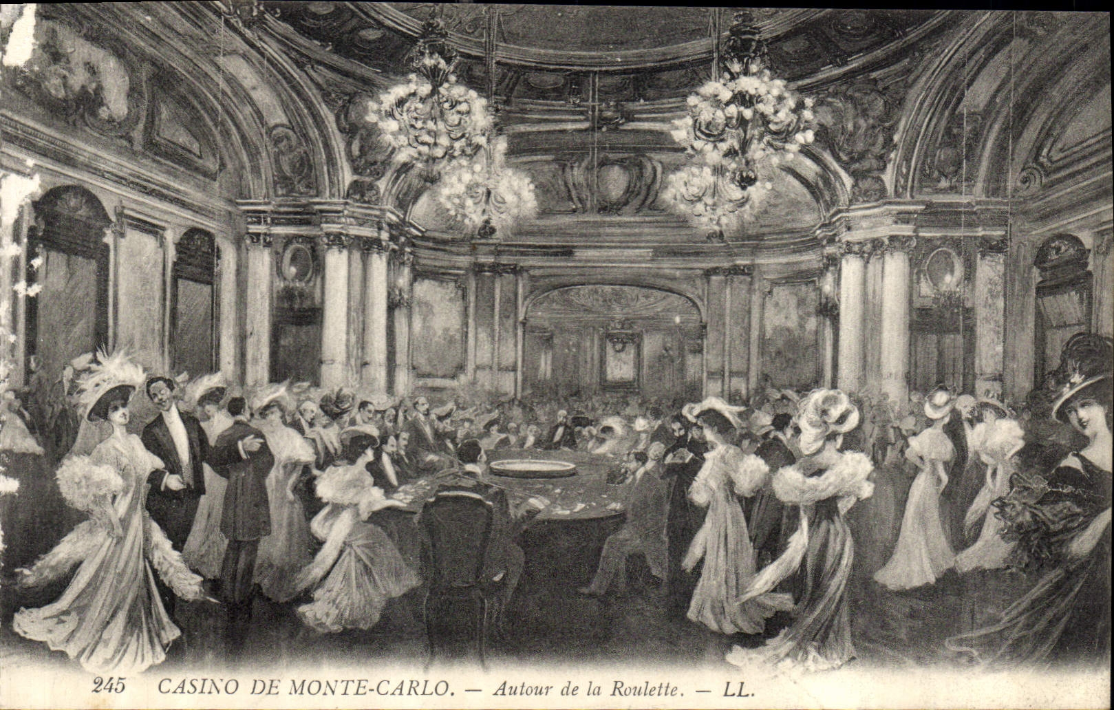 CPA Casino de Monte Carlo Autour de la Roulette 