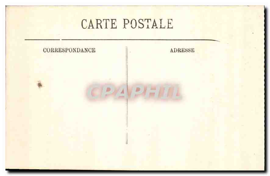 CPA Menton Le Port et la Ville Bateaux — Verso