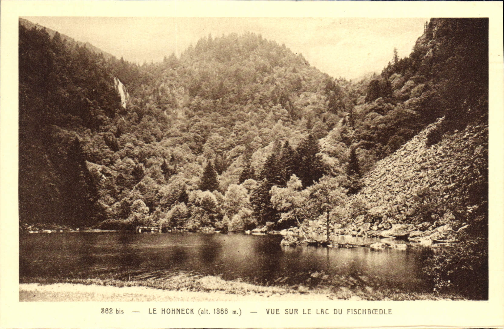 CPA Le Hohneck Vue sur le Lac du Fischboedle 