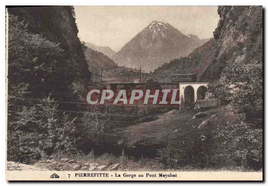 CPA Pierrefitte La Gorge au Pont Meyabat 