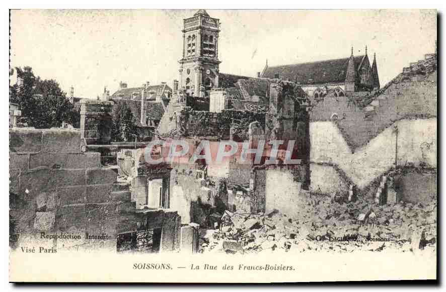 Soissons — La Rue des Francs-Boisiers — Impr. Phot. Neurien et Cie, Paris