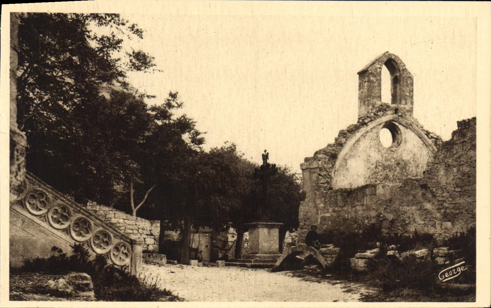 Platz der Kirche und Kapelle der Bußfertigen — 17. Jahrhundert — Verlag J. GEORI ET ARLES
