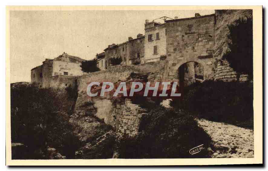 Les Baux - Les Remparts — Entrée par la porte d'Eyguyères — J. George, n°403