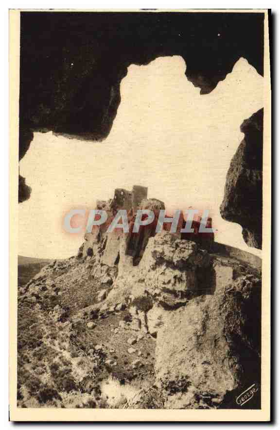 Les Baux — Côté oriental et nord des ruines imposantes du château féodal bâti au Xe siècle, détruit sous Louis XIII en 1632 — J. Georgé, n° 406