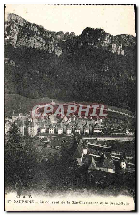 CPA Dauphine Couvent de la Grande Chartreuse et le Grand Som 