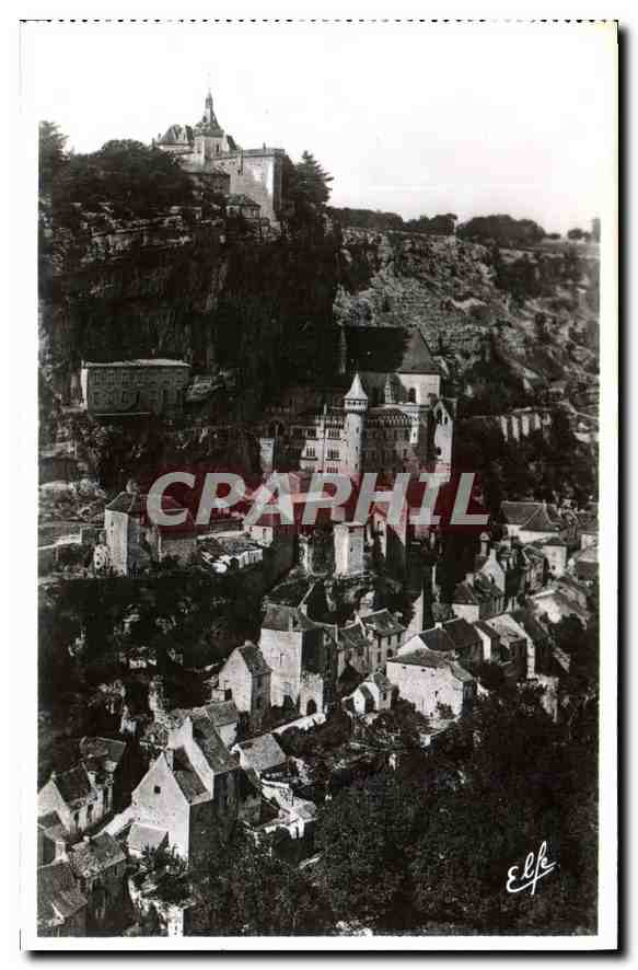 CPA Pyrlnees Ocean Rocamadour vue generale du Sud 