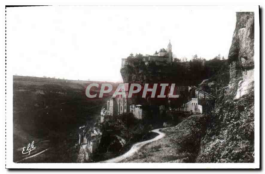 CPA Pyrlnees Ocean Rocamadour vue prise du Passage de l'Eveque 