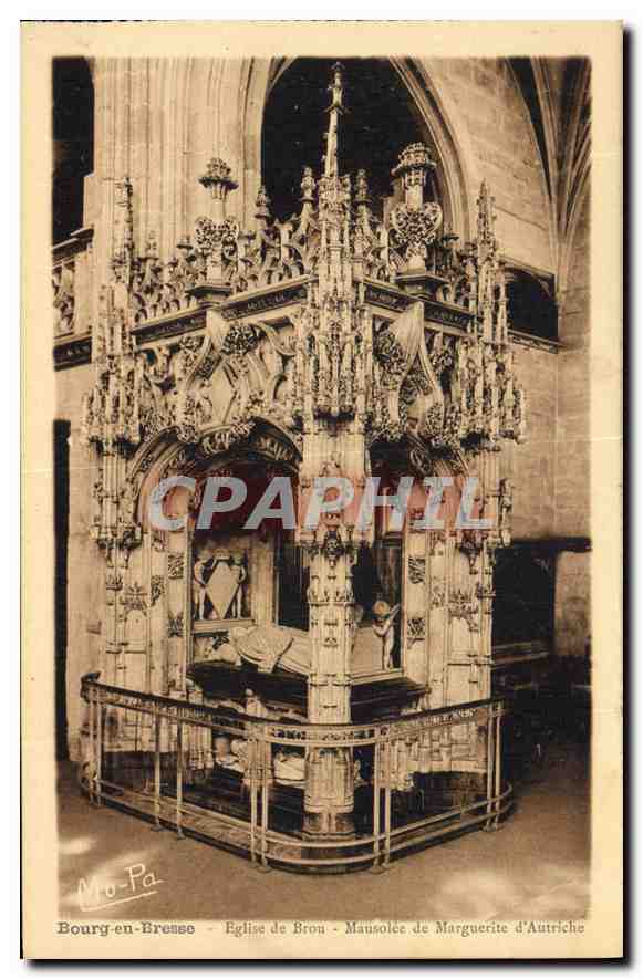 Boury-en-Bresse - Église de Bron - Mausolée de Marguerite d'Autrèche