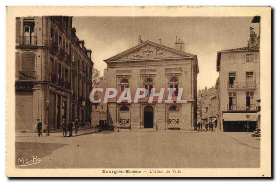 CPA Bourg en Bresse l'hotel de Ville 
