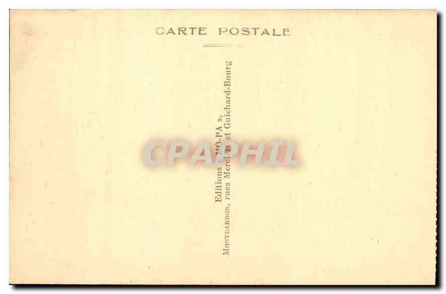 CPA Bourg en Bresse l'hotel de Ville  — Rückseite