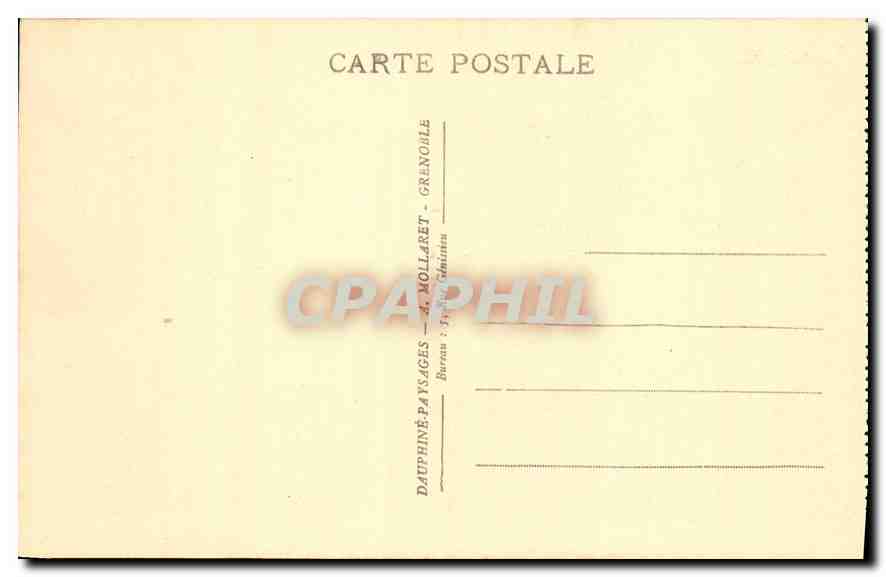 CPA Savoie environs du Glandon les Aiguilles d'Arves de gauche a droite l'Aiguille Septentrionale l' — Rückseite