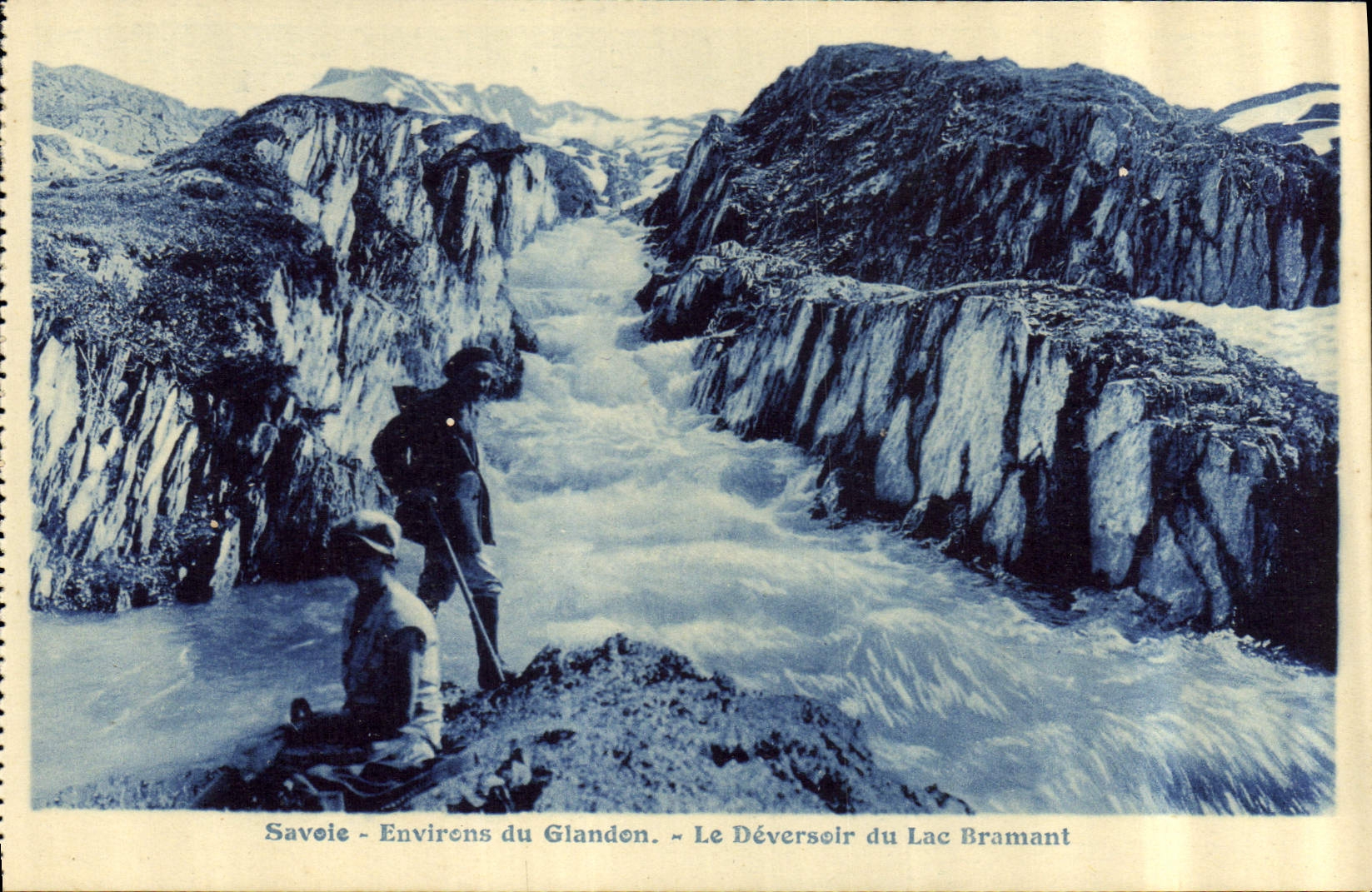Savoie - Environs du Glandon - Le Déversoir du Lac Bramant